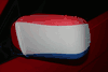 NETHERLANDS COUNTRY FLAG CAR SIDE MIRROR COVERS .. SOCCER FOOTBALL ... NEW