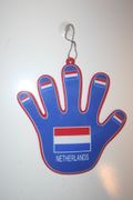 NETHERLANDS COUNTRY FLAG WINDOW DISPLAY HAND WITH SUCTION CUP .. HOLLAND .. NEW