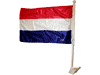 NETHERLANDS HOLLAND 12" X 18" INCHES HEAVY DUTY COUNTRY FLAG WITH STICK .. FIFA SOCCER WORLD CUP .. NEW