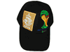 NETHERLANDS HOLLAND BLACK KNVB LOGO EMBOSSED HAT CAP .. FIFA SOCCER WORLD CUP BRASIL 2014 .. NEW