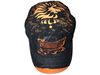 NETHERLANDS HOLLAND BLACK KNVB LOGO WEAR-LOOK MILITARY STYLE ACID WASHED HAT CAP .. FIFA SOCCER WORLD CUP .. NEW