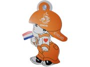 NETHERLANDS HOLLAND KNVB LOGO HANGING LITTLE BOY DECAL WITH SUCTION CUP .. FIFA SOCCER WORLD CUP .. NEW