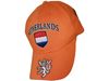 NETHERLANDS HOLLAND ORANGE COUNTRY FLAG WITH LION ON BRIM EMBROIDERED  HAT CAP .. FIFA SOCCER WORLD CUP .. NEW