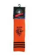  NETHERLANDS HOLLAND ORANGE KNVB LOGO HIGH QUALITY SOCCER FOOTBALL SOCKS .. KID'S SIZE ..NEW