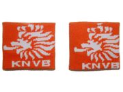 NETHERLANDS HOLLAND ORANGE KNVB LOGO WRISTBAND SWEATBAND .. FIFA SOCCER WORLD CUP .. GREAT QUALITY .. NEW