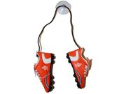NETHERLANDS HOLLAND ORANGE WHITE BLUE HANGING SHOES CLEAT WITH SUCTION CUP 5" X 2.5" INCHES FIFA SOCCER WORLD CUP.. NEW