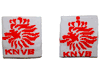 NETHERLANDS HOLLAND WHITE KNVB LOGO WRISTBAND SWEATBAND .. FIFA SOCCER WORLD CUP .. GREAT QUALITY .. NEW