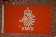 NETHERLANDS KNVB FIFA WORLD CUP LOGO 3' X 5' FLAG BANNER SOCCER FOOTBALL .. NEW