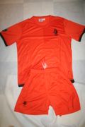 NETHERLANDS KNVB ORANGE ADULT SOCCER FOOTBALL JERSEY KIT WITH SHORTS .. HOLLAND .. NEW
