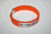 NETHERLANDS KNVB ORANGE FIFA WORLD CUP SOCCER FOOTBALL C' BRACELET WRISTBAND .. NEW