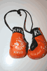 NETHERLANDS KNVB ORANGE MINI BOXING GLOVES KEYCHAINS ... HOLLAND ..NEW