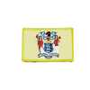 NEW JERSEY USA STATE FLAG IRON ON PATCH CREST BADGE 2 1/8 X 3 1/4 INCHES ... NEW