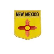 NEW MEXICO USA SHIELD FLAG IRON ON PATCH CREST BADGE 3 X 3 1/2 INCHES ... NEW