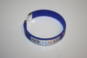NEW ZEALAND BLUE COUNTRY FLAG FLEXIBLE C BRACELET WRISTBAND ... NEW