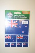 NEW ZEALAND COUNTRY FLAG COLLECTION OF 7 DIFFERENT SIZE STICKERS .. NEW