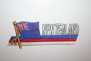 NEW ZEALAND SIDEKICK COUNTRY FLAG WORD PATCH CREST BADGE .. NEW