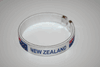 NEW ZEALAND WHITE COUNTRY FLAG FLEXIBLE BRACELET WRISTBAND .. NEW