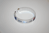 NEW ZEALAND WHITE COUNTRY FLAG FLEXIBLE C BRACELET WRISTBAND .. NEW