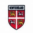 NEWFOUNDLAND CANADIAN PROVINCIAL SMALL OVAL SHIELD IRON ON PATCH CREST BADGE ... NEW