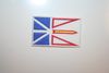 NEWFOUNDLAND SMALL PROVINCIAL FLAG IRON ON EMBROIDERED PATCH CREST BADGE ... NEW