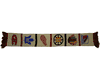 NHL ORIGINAL 6 Hockey Logo' s SET Beige Thick SCARF NHL ORIGINAL 6 Hockey Logo' s SET Beige Thick SCARF