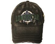 LONESTAR Original Vintage BLACK HAT CAP...Size : ONE SIZE
