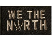 WE THE NORTH  Small PATCH CREST BADGE...Size : 2.5" x 1.5"  Inch