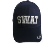 SWAT Navy EMBOSSED HAT CAP...Size : ONE SIZE FITS ALL.