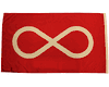  METIS  First Nations ,  Red  3' X 5' FEET LARGE FLAG BANNER
