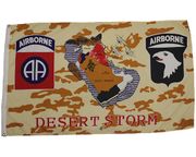 AIRBORNE DESERT STORM 3' X 5' FEET LARGE FLAG BANNER