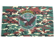 AIRBORNE SCREAMING EAGLE 3' X 5' FEET LARGE FLAG BANNER.