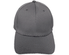 SOLID MESH Colored Plain FORM FITTING Dark Grey HAT CAP...Size : ONE SIZE FITS ALL