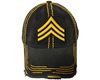  USA Military SERGEANT'   Yellow CHEVRON HAT CAP...Size : ONE SIZE FITS ALL