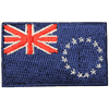 COOK ISLANDS Country Flag Iron - On PATCH CREST BADGE