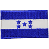 HONDURAS COUNTRY FLAG SMALL IRON-ON EMBROIDERED PATCH CREST BADGE