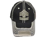 USA Military SERGEANT' Grey CHEVRON HAT CAP...Size : ONE SIZE FITS ALL