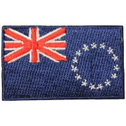 COOK ISLANDS Country Flag Iron - On PATCH CREST BADGE
