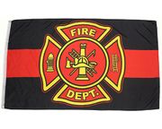  FIRE  DEPT. ( Fire Department ) 3' X 5' Feet FLAG BANNER