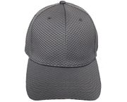 SOLID MESH Colored Plain FORM FITTING Dark Grey HAT CAP...Size : ONE SIZE FITS ALL