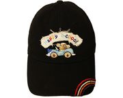HAPPY SCHOOL  DRIVING MONKEY Cotton BLACK HAT CAP .. For : Ages: 4 - 8 Yrs