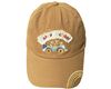 HAPPY SCHOOL DRIVING MONKEY Cotton KHAKI HAT CAP .. For : Ages: 4 - 8 Yrs