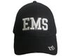 EMS Black EMBOSSED HAT CAP...Size : ONE SIZE FITS ALL