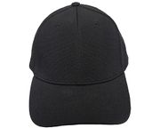 Colored Plain FORM FITTING Black HAT CAP...Size : ONE SIZE FITS ALL