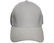 Colored Plain FORM FITTING White HAT CAP...Size : ONE SIZE FITS ALL