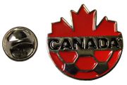 CANADA SOCCER NATIONAL TEAM LOGO LAPEL PIN BADGE