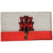 GIBRALTAR SMALL SIZE PATCH CREST BADGE .