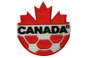 CANADA SOCCER NATIONAL TEAM LOGO LARGE 4" x 4" INCH IRON - ON PATCH CREST BADGE