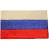 RUSSIA COUNTRY FLAG SMALL IRON-ON EMBROIDERED PATCH CREST BADGE 