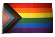 LGBTQ PROGRESS PRIDE 3' x 5' Feet FLAG BANNER