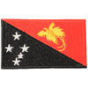 PAPUA NEW GUINEA COUNTRY FLAG SMALL IRON-ON EMBROIDERED PATCH CREST BADGE